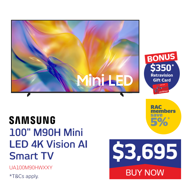 100" M90H Mini LED 4K Vision AI Smart TV