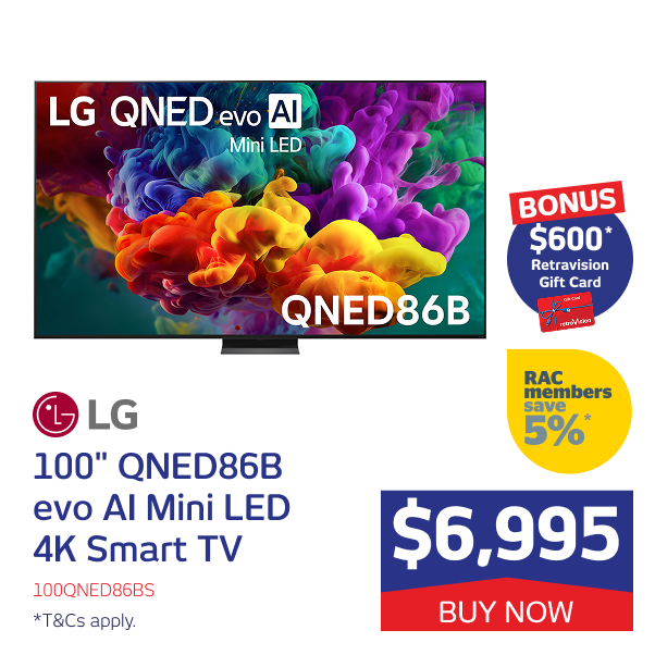 100" QNED86B evo AI Mini LED 4K Smart TV