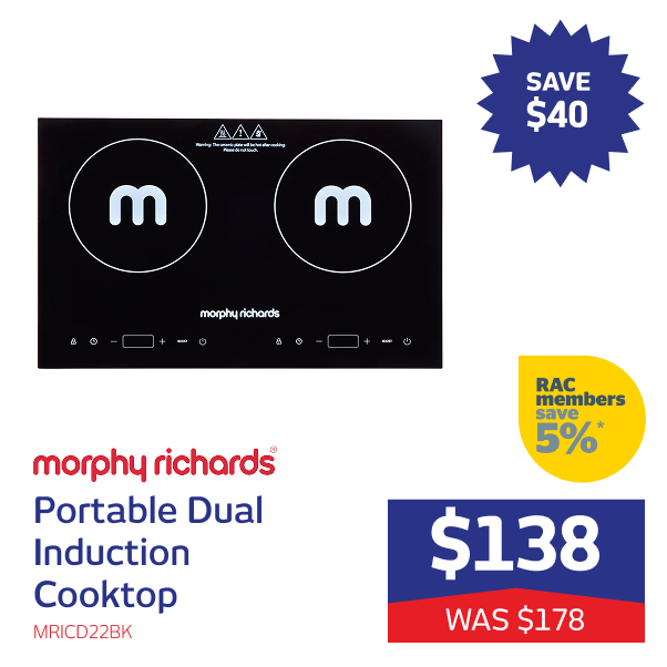 Portable Dual Induction Cooktop