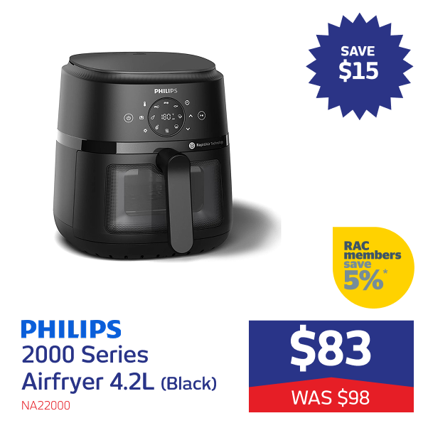 2000 Series Airfryer 4.2L (Black)