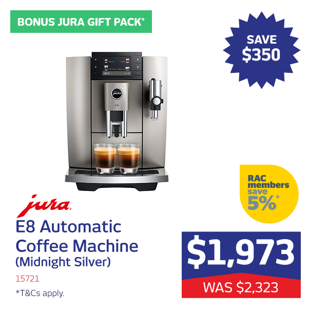 E8 Automatic Coffee Machine (Midnight Silver)