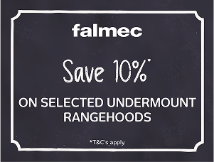 Save 10% On Selected Falmec Undermount Rangehoods