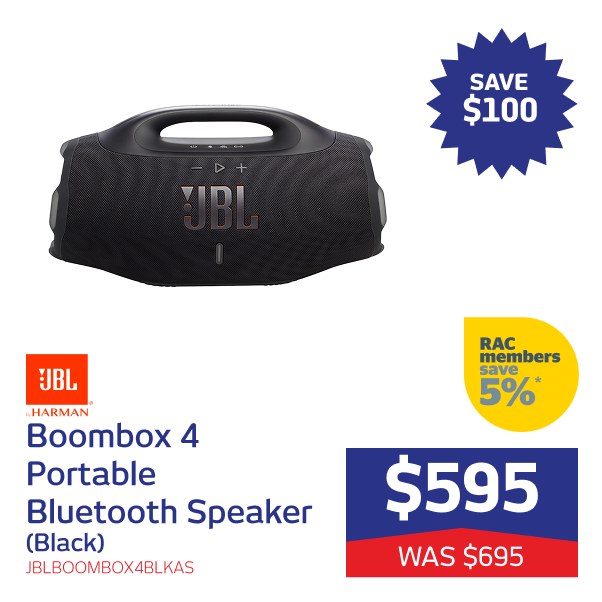 Boombox 4 Portable Bluetooth Speaker (Black)