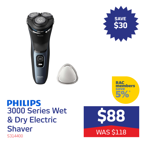 3000 Series Wet & Dry Electric Shaver