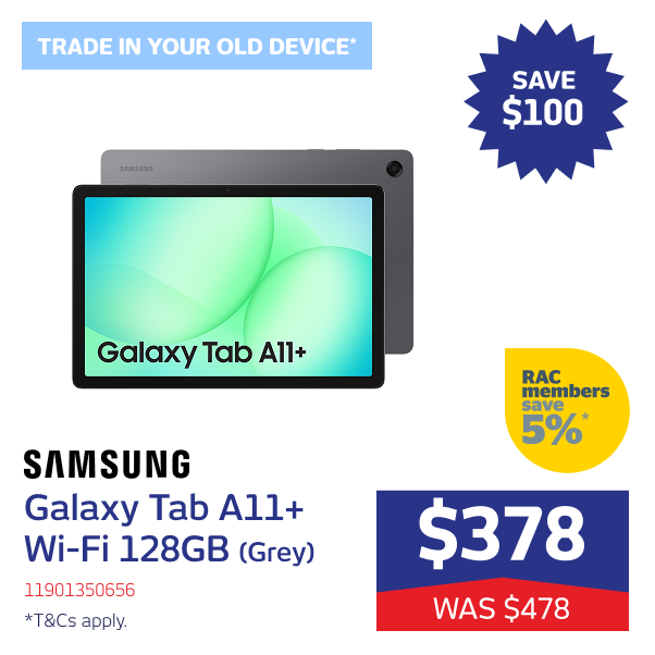 Galaxy Tab A11+ Wi-Fi 128GB (Grey)