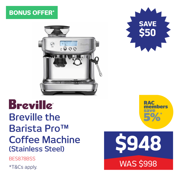 the Barista Pro Coffee Machine (Stainless Steel)