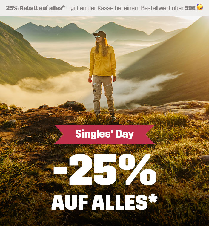 25% off everything* – Singles Day