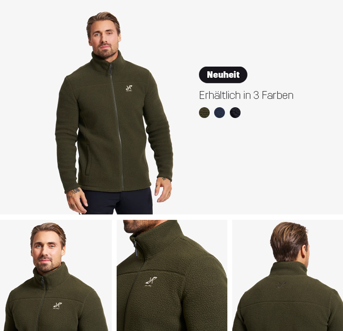 Moss Pile Fleece Jacket Men