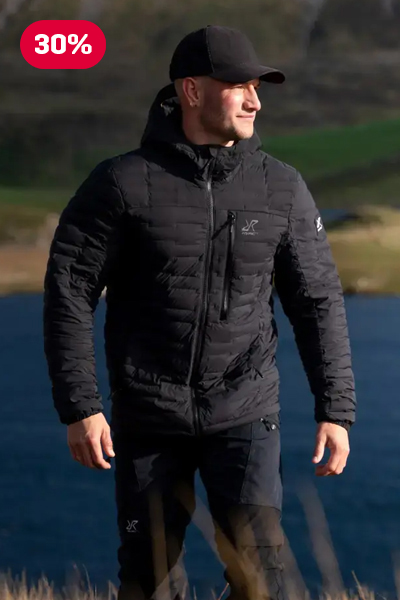 Flex Stretch Hooded Down Jacket