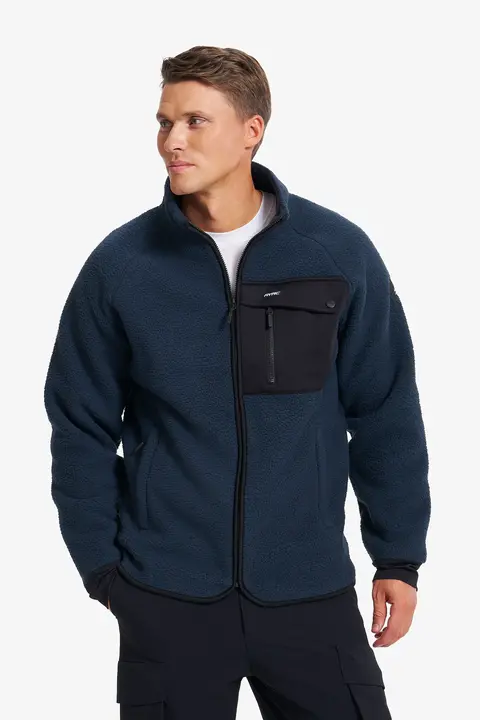 Sherpa Full-zip Fleece Jacket