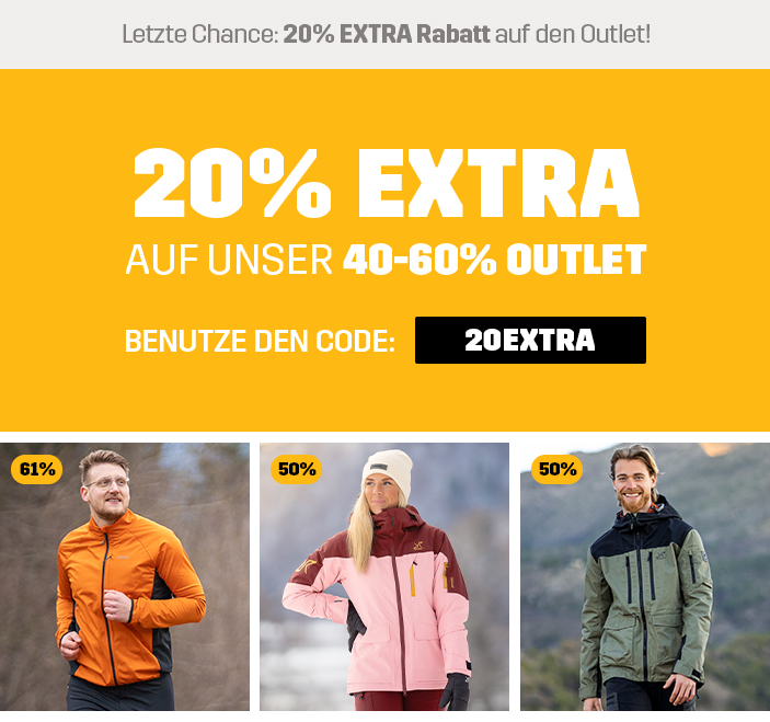 Outlet 20% Extra