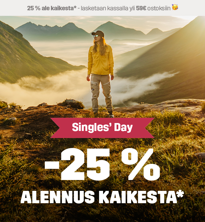 25% off everything* – Singles Day