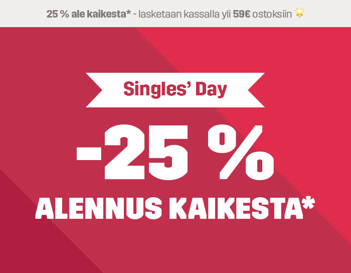 25% off everything – Singles Day