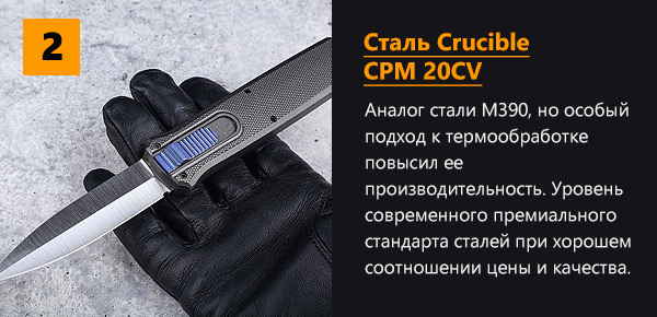 2 - Сталь Crucible CPM 20CV