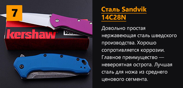 7 - Сталь Sandvik 14C28N