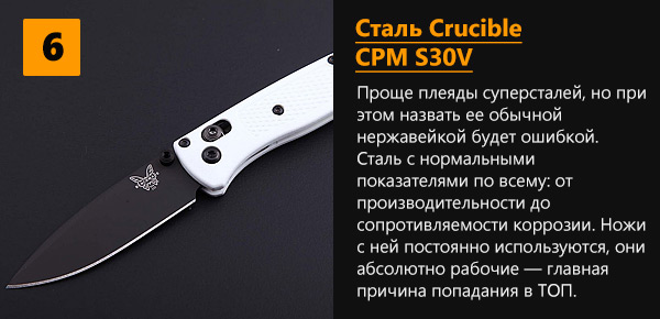 6 - Сталь Crucible CPM S30V