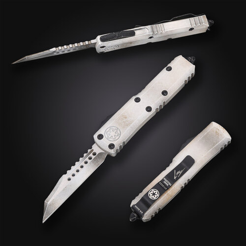 Автоматический фронтальный выкидной нож Microtech/Marfione Signature Series UTX-85 Warhound 