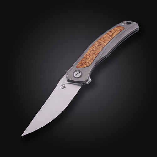 Складной нож Shirogorov Quantum Ursus Karelian Birch 9.5 см SHV/QUANTUM-URSUS-KB