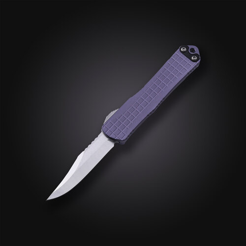 Автоматический фронтальный выкидной нож Heretic Knives Manticore-S Bowie 6.7 см H022BF2AGRY