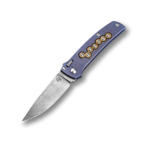 Кастомный автоматический складной нож Shokuroff Knives M2301 8.9 см SK/M2301-CUSTOM