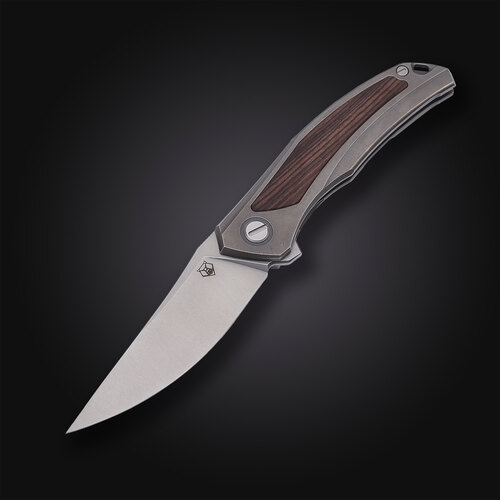 Складной нож Shirogorov Quantum Ursus Black Wood 9.5 см SHV/QUANTUM-URSUS-BW