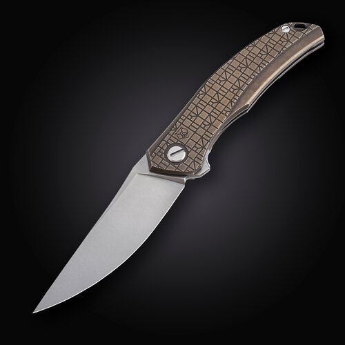 Складной нож Shirogorov Quantum Ursus MRBS 9.5 см SHV/QUANTUM-URSUS-SPECIAL-BRONZE-MRBS