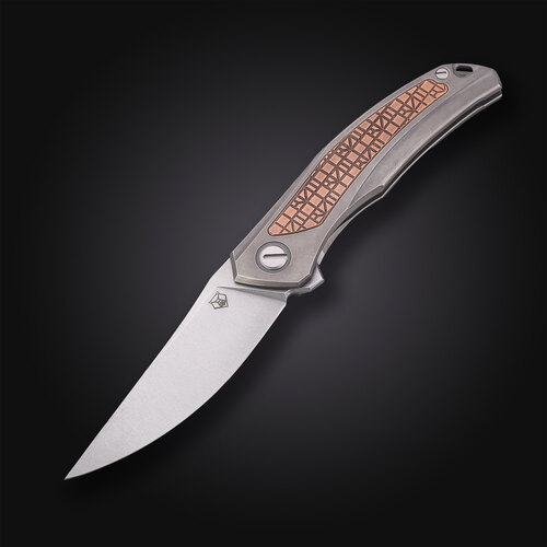 Складной нож Shirogorov Quantum Ursus MRBS 9.5 см SHV/QUANTUM-URSUS-SPECIAL-BRONZE