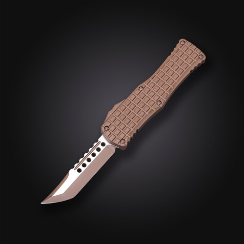 Автоматический фронтальный выкидной нож Microtech/Marfione Signature Series Hera Hellhound 7.6 см 919-1FRCCHS