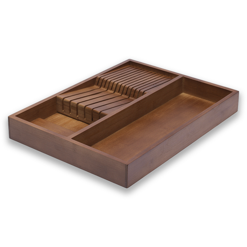 Органайзер для столовых приборов с держателем для ножей Liberty Jones Bambox 38 х 30 см LJ0000236