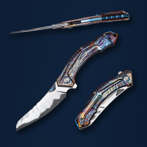 Кастомный складной нож Custom Tactical Knives - Design by Mechanics Lab 