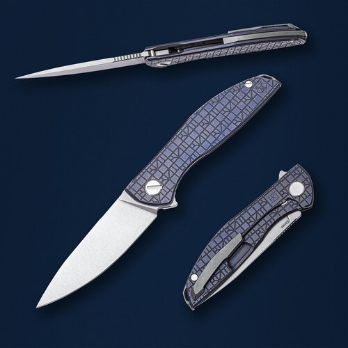 Складной нож Shirogorov Neon 8.5 см SHV/NEON-RZT-PRP