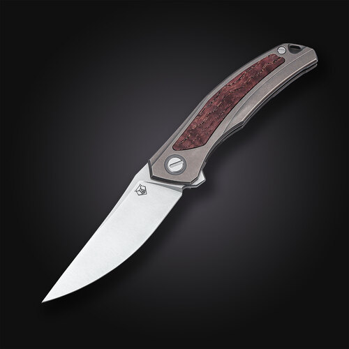 Складной нож Shirogorov Quantum Ursus Ash Wood (Red) 9.5 см SHV/QUANTUM-URSUS-AWR