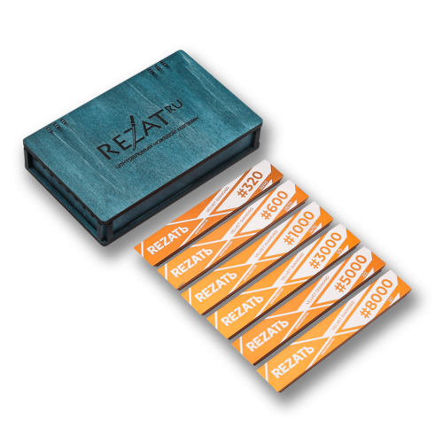 Набор из 6-и алмазных брусков Velvet Diamond RZ/VD-SET-6-CASE-6-BL