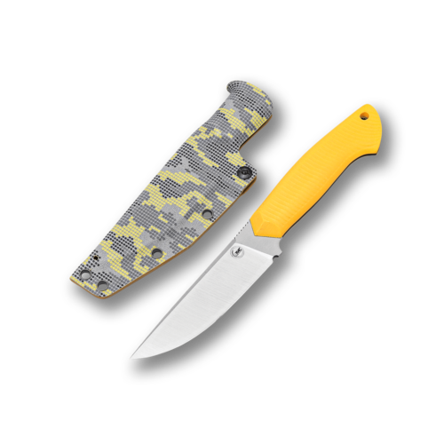 Туристический нож с фиксированным клинком 7 Ножей Айсберг 11.7 см 7N/ICE-YELG10-VG10