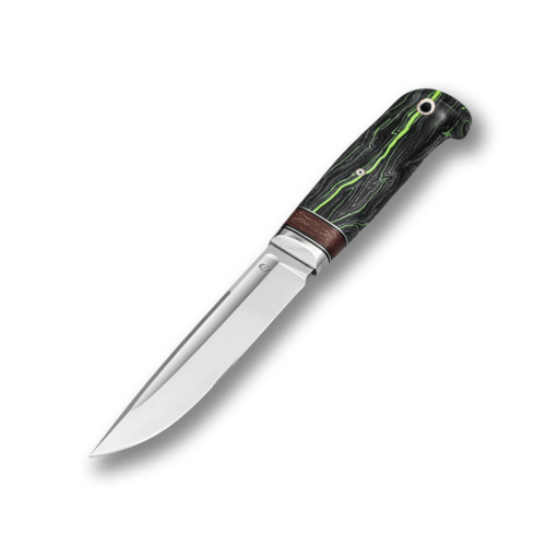 Кастомный авторский нож с фиксированным клинком скандинавского типа ручной работы Мастерская Геннадия Дедюхина Финка 13.3 см MGD/FINKA-6