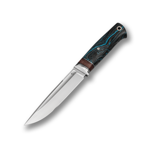 Кастомный авторский нож с фиксированным клинком ручной работы Мастерская Геннадия Дедюхина 