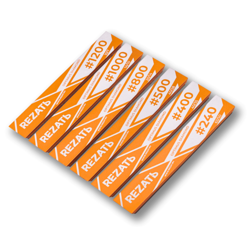 Набор из 6-ти алмазных брусков Optimus Diamond 152х25.2х3.5 мм RZ/OD-SET-6