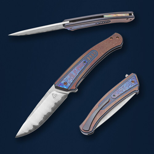 Коллекционный авторский складной нож ручной работы Gazebo Custom 