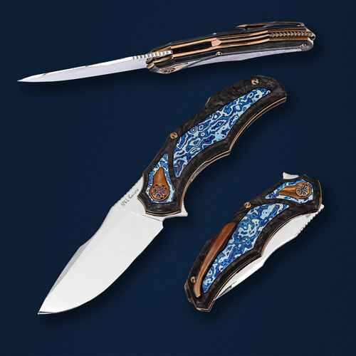 Кастомный складной нож NL Knives Теос 9.5 см NL/THEOS-1