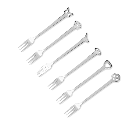 Набор из 6-ти вилок для закусок The Luxury Art Mepra 