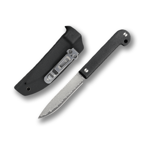 Нож скрытого ношения с фиксированным клинком Daggerr Ataman 9 см DG2409S-MBK-DMSK