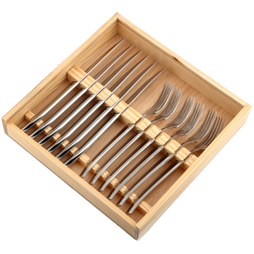 Набор столовых приборов для стейка Cristema PCP-1100-12M