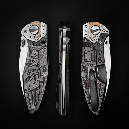 Кастомизированный складной нож Rezat Custom проект 