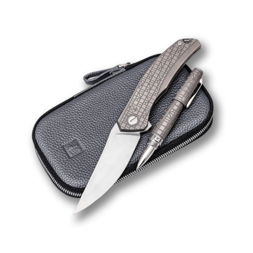 Коллекционный сет Shirogorov - Streltsov с фирменным паттерном Rezat от Дмитрия Синькевича SHV/Q-I-GY-ZIP-2-GY