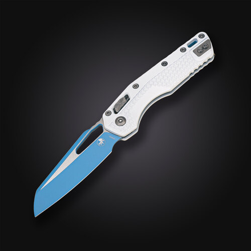 Складной нож Microtech/Marfione MSI Tri-Grip Sky Blue 9.8 см 210T-1PMCWH-Y7