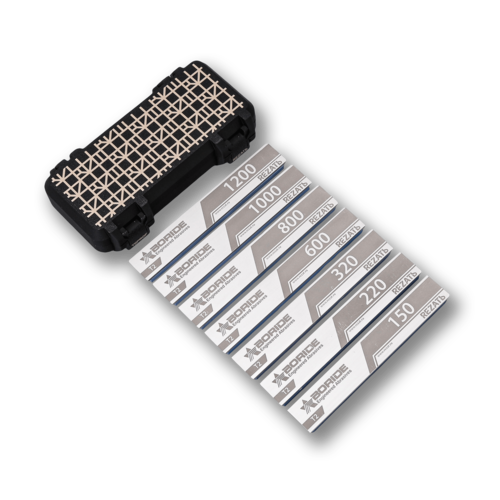 Набор из 7-ми точильных камней Boride T2 из оксида алюминия на бланках RZ/BORIDE-T2-SET7-TS-MS2401570-RZ