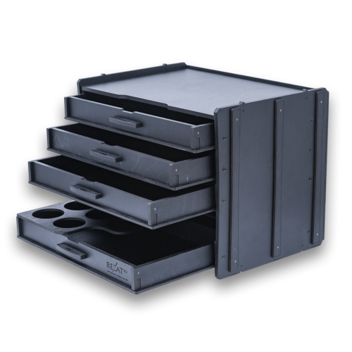 Органайзер «Большой» для хранения 24-х абразивов на бланках и аксессуаров Rezat Tochite RZ/ORG-B-BK