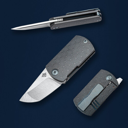 Кастомный складной нож TFK Knives Little Bastard 