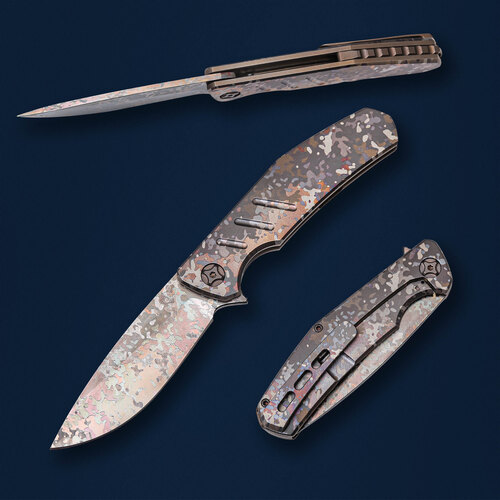 Кастомный складной нож TFK Knives Stone Nomad 