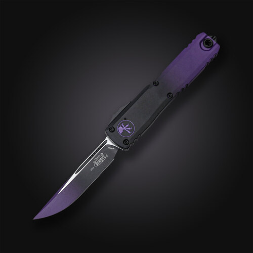 Автоматический фронтальный выкидной нож Microtech/Marfione Ultratech Gen III ZBP Purple-Black Cerakote 8.9 см 1121-1FBKPU